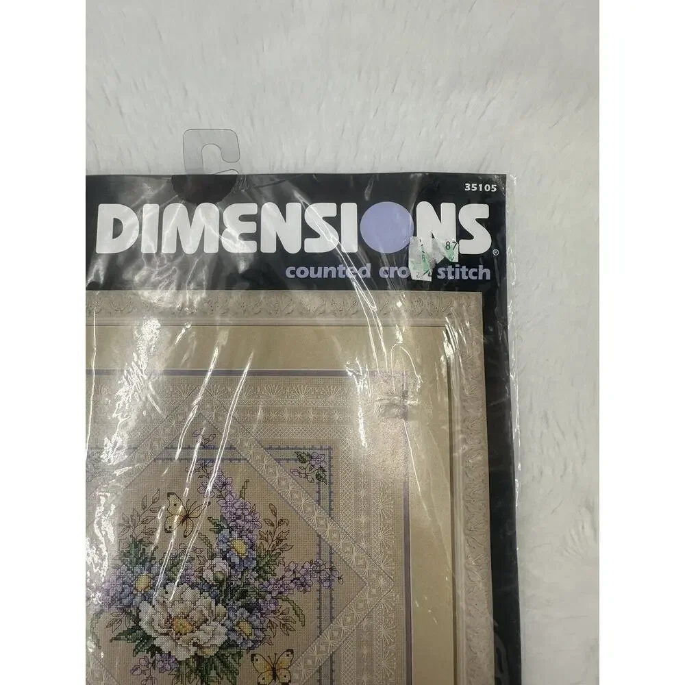 Dimensions flowers lace